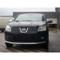 Передній ус ST008 (нерж) 42 мм для Nissan Qashqai 2007-2010
