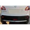 Задня дуга AK002 (нерж.) для Nissan Qashqai 2007-2010