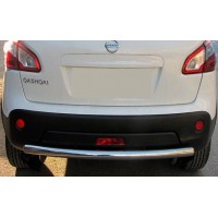 Задня дуга AK002 (нерж.) для Nissan Qashqai 2007-2010