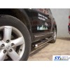 Бічні труби (2 шт., нерж.) для Nissan Qashqai 2007-2010