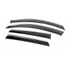 Ветровики с хромом Niken Luxury (4 шт) для Nissan Qashqai 2007-2010 гг