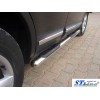 Бічні труби (2 шт., нерж.) для Nissan Qashqai 2010-2014