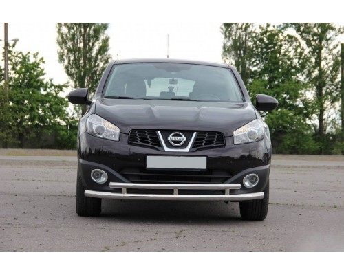 Передній подвійний ST016 (нерж) 70/42 мм для Nissan Qashqai 2010-2014