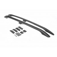 Рейлінги Чорні Металеві ніжки для Nissan Qashqai 2010-2014