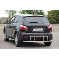 Задня дуга AK011 (нерж.) для Nissan Qashqai 2010-2014