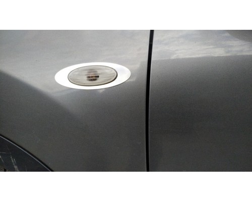 Обведення поворотника (2 шт, нерж) для Nissan Qashqai 2010-2014 - 50617-11