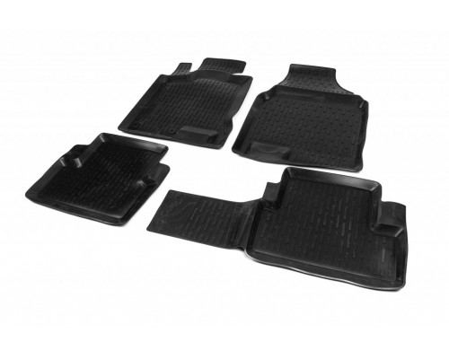 Гумові килимки (4 шт, Niken 3D) для Nissan Qashqai 2010-2014 - 63397-11