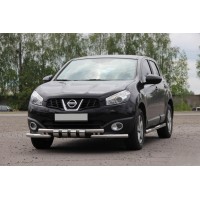 Передній ус ST009-15 (нерж.) для Nissan Qashqai 2010-2014