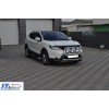 Кенгурятник WT018 (нерж) для Nissan Qashqai 2014-2021