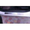 Накладки на пороги (Omsa, 4 шт, нерж.) для Nissan Qashqai 2014+ - 50421-11
