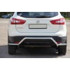 Задня дуга AK007-Plus (нерж) для Nissan Qashqai 2014-2021