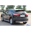 Задня дуга AK002 (нерж) для Nissan Qashqai 2014-2021