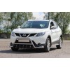 Кенгурятник WT003-Plus (нерж) для Nissan Qashqai 2014-2021
