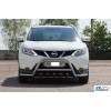 Кенгурятник WT003-Plus (нерж) для Nissan Qashqai 2014-2021