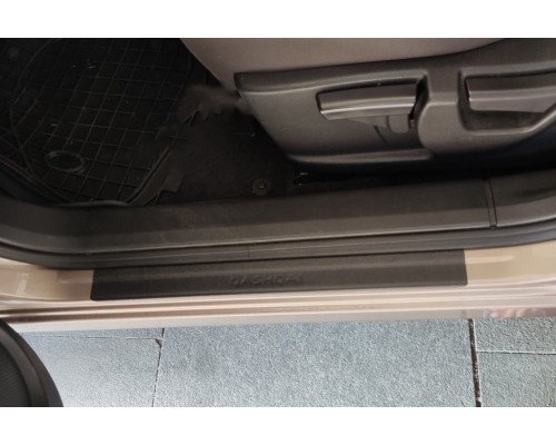 Накладки на пороги DDU (4 шт, пластик) для Nissan Qashqai 2014-2021