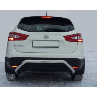 Задня дуга AK007-1 (нерж) для Nissan Qashqai 2014-2021