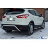 Задня дуга AK007-1 (нерж) для Nissan Qashqai 2014-2021