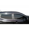 Вітровики з хром молдингом (4 шт, Libao) для Nissan Qashqai 2014-2021 - 81116-11