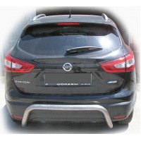 Задня дуга AK007-2 (нерж) для Nissan Qashqai 2014-2021