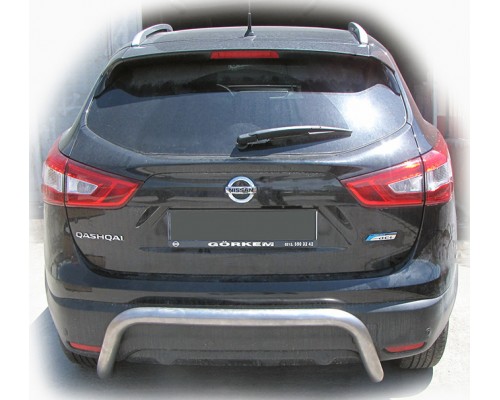 Задня дуга AK007-2 (нерж) для Nissan Qashqai 2014-2021