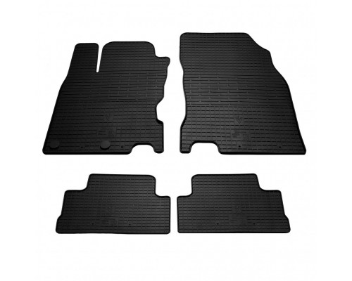 Резиновые коврики (4 шт, Stingray Premium) для Nissan Qashqai 2014+ - 51657-11