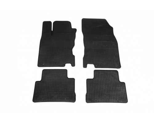 Резиновые коврики (4 шт, Polytep) для Nissan Qashqai 2014+ - 55957-11