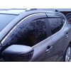 Ветровики с хромом Niken Luxury (4 шт) для Nissan Qashqai 2014-2021 гг