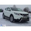 Кенгурятник WT003 (нерж) для Nissan Qashqai 2014-2021