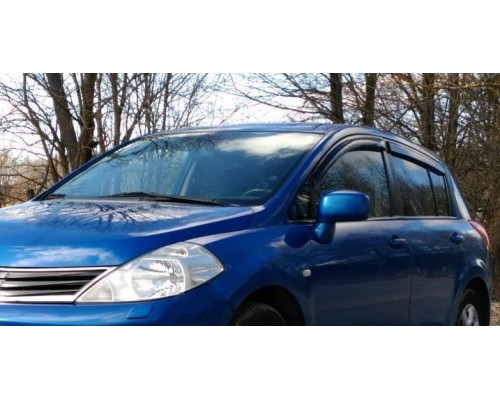 Ветровики HB (4 шт, HIC) для Nissan Tiida 2004-2011 - 78917-11