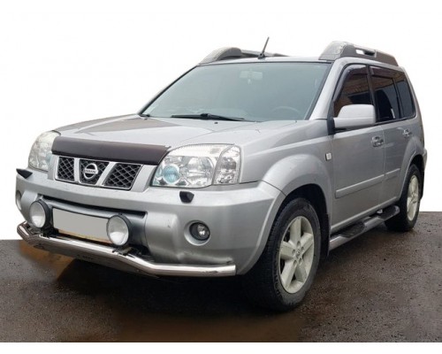 Передній захист ST007 (нерж) для Nissan X-trail T30 2002-2007