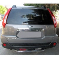 Задня скоба AK007 (2 шт, нерж.) для Nissan X-trail T31 2007-2014
