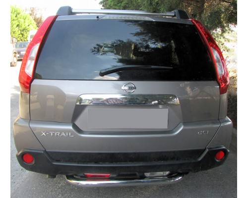 Задняя скоба AK007 (2 шт, нерж.) для Nissan X-trail T31 2007-2014