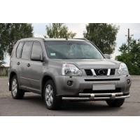 Передній захист ST015/2 (нерж) для Nissan X-trail T31 2007-2014