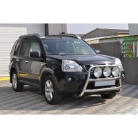 Передній захист WT018 (нерж) для Nissan X-trail T31 2007-2014