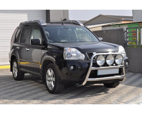 Передній захист WT018 (нерж) для Nissan X-trail T31 2007-2014