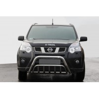 Передній захист WT002 (нерж) для Nissan X-trail T31 2007-2014