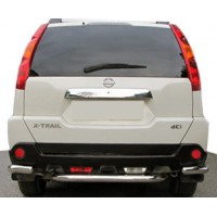 Задні кути з центральною AK0073 (2 шт, нерж.) для Nissan X-trail T31 2007-2014