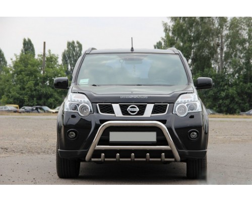 Передній захист WT003 (нерж) для Nissan X-trail T31 2007-2014