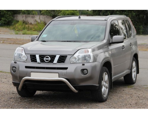 Передній захист WT007 (нерж) для Nissan X-trail T31 2007-2014