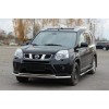 Передняя защита ST014 (нерж) для Nissan X-trail T31 2007-2014