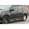 Бічні труби BB002 (2 шт, нерж) для Nissan X-trail T31 2007-2014
