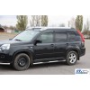 Бічні труби BB002 (2 шт, нерж) для Nissan X-trail T31 2007-2014