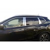 Хром на стойки (нерж) для Nissan X-trail T32  / Rogue 2014+ - 74330-11