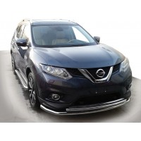 Передній захист ST014 (нерж) для Nissan X-trail T32/Rogue 2014+