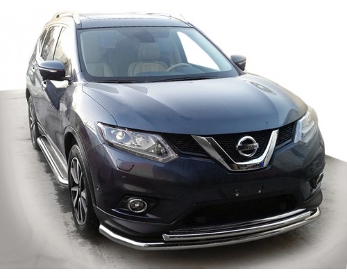 Передній захист ST014 (нерж) для Nissan X-trail T32/Rogue 2014+