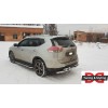 Бічні пороги Premium (2 шт., Нерж.) Ø60 для Nissan X-trail T32 /Rogue 2014+
