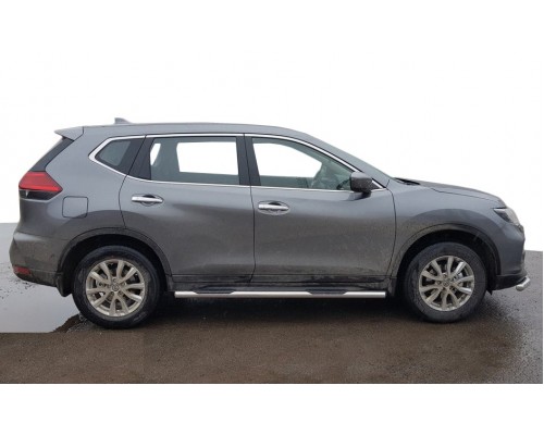 Бічні труби (2 шт, нерж) для Nissan X-trail T32/Rogue 2014+