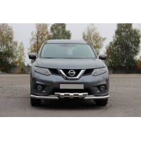 Передній захист ST009-15 (нерж) для Nissan X-trail T32/Rogue 2014+