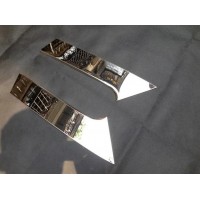 Накладки на стойки заднего стекла Libao (2 шт, пласт) для Nissan X-trail T32 /Rogue 2014+