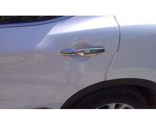 Накладки на ручки (4 шт., нерж.) Без чипа, OmsaLine - Итальянская нержавейка для Nissan X-trail T32 /Rogue 2014+ - 55726-11